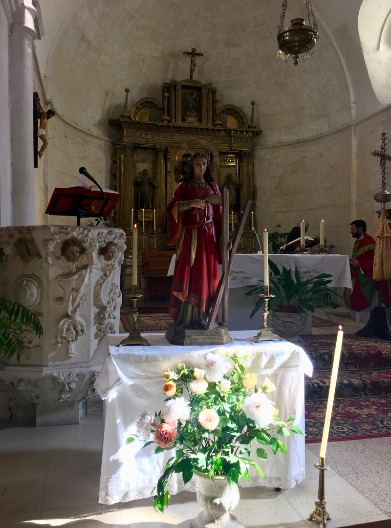 Santa Eulalia patrona de Mazariegos